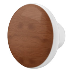 Mahogany Red Wood Grain Illustration Keramikknauf