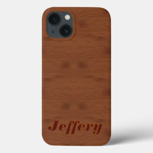 Mahogany Red Wood Grain Illustration Monogram title_seo2