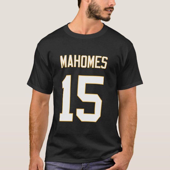 Mahomes 15 GOAT KC T-Shirt (Vorderseite)