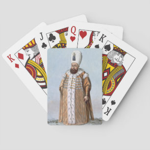 Mahomet (Mehmed) III (1566-1603) Sultan 1595-1603, Spielkarten
