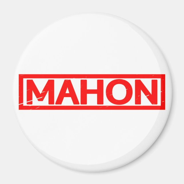 Mahon Briefmarke Magnet (Vorne)