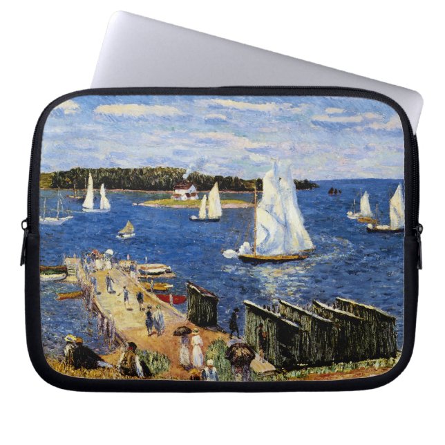 Mahone Bay von William Glackens Laptopschutzhülle (Vorderseite)