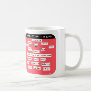 "Mahoney MJ1451 Joe-" Zwillinge, starsign, Kaffeetasse