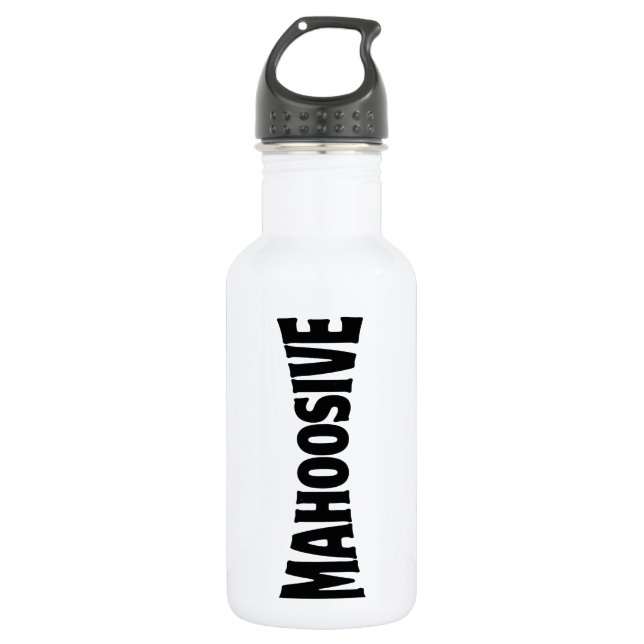 MAHOOSIV EDELSTAHLFLASCHE (Vorderseite)