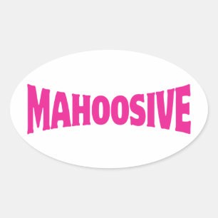 MAHOOSIV OVALER AUFKLEBER