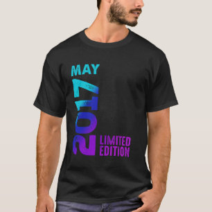 Mai 2017 Jahr 2017 Retro 2017 Limitierte Auflage V T-Shirt