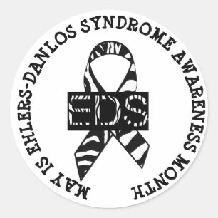 Mai est des autocollants de mois de syndrome