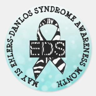 Mai est des autocollants de mois de syndrome