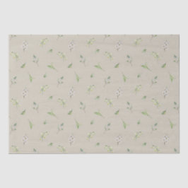 Mai Geburtsmonat Blume Hawthorn Lily of the Valley Seidenpapier