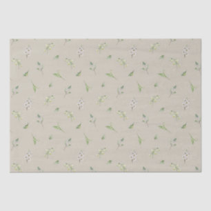Mai Geburtsmonat Blume Hawthorn Lily of the Valley Seidenpapier