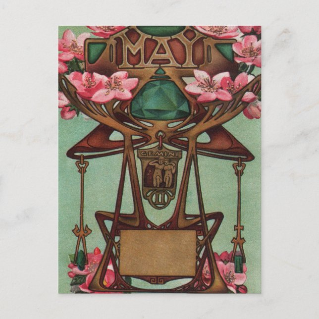 Mai - Gemini Postkarte (Vorderseite)