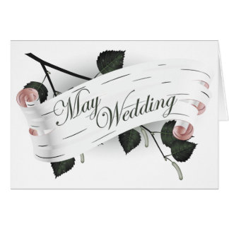Mai Hochzeit : Blätter der Saison: