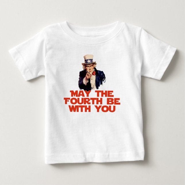 Mai ist das vierte mit Ihnen Baby T-shirt (Vorderseite)
