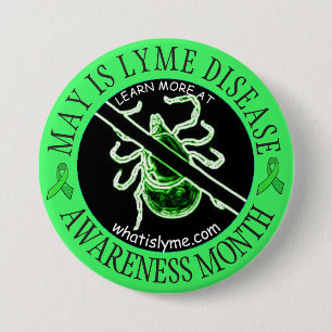 Mai ist der Monat der Lyme-Borreliose-Aufklärung T Button