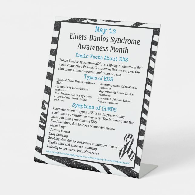 Mai ist der Monat der Sensibilisierung für das Ehl Sockelschild (Vorderseite)