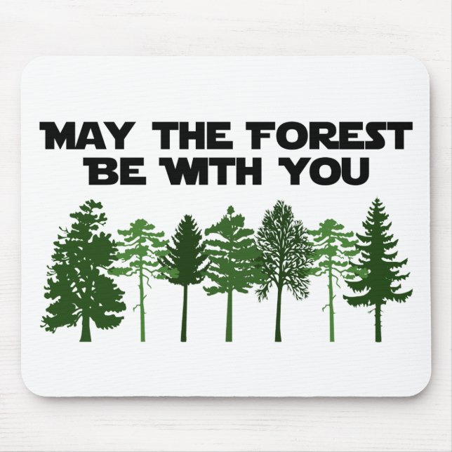 Mai ist der Wald mit Ihnen Mousepad (Vorne)