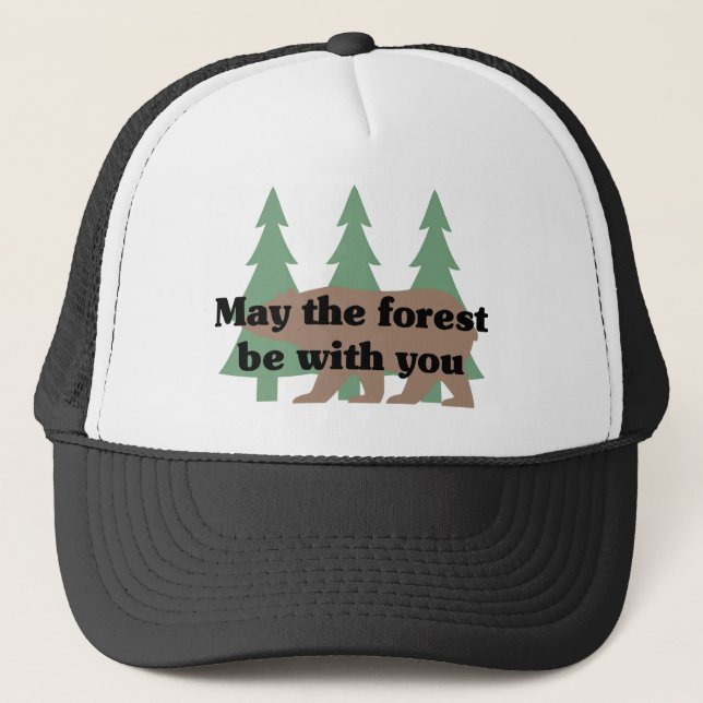 Mai ist der Wald mit Ihnen Truckerkappe (Vorderseite)