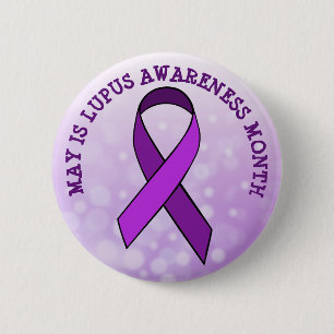 Mai ist Lupus-Bewusstseins-Monat Button