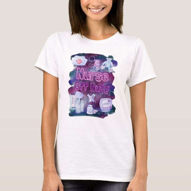 MAI JOUR : INFIRMIÈRE HORS SERVICE T-shirt (Devant)