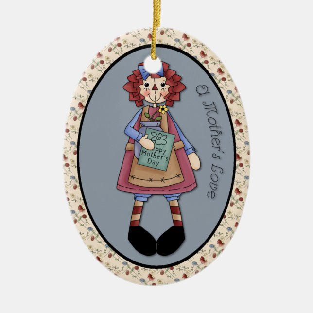 Mai "Liebe einer Mutter" Annie Ornament (Vorne)