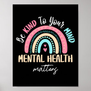 Mai Psychische Gesundheit Bewusstsein psychische G Poster