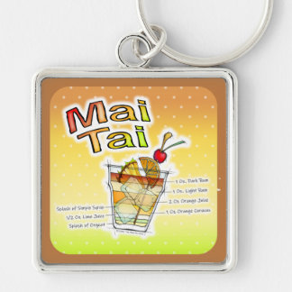 MAI TAI COCKTAIL-REZEPT-KUNST SCHLÜSSELANHÄNGER