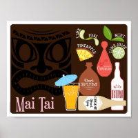 Mai Tai Tiki Bar Cocktail
