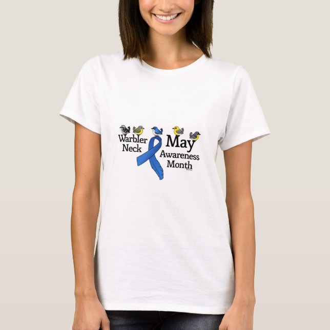 Mai-Trällerer-Hals-Bewusstseins-Monat T-Shirt (Vorderseite)