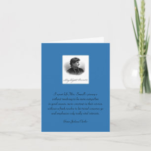 Mai Wright inspirieren Sewall-Sie mich Karte