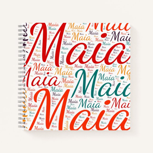 Maia Notizbuch (Vorderseite)