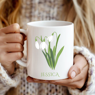 Maiblume des Monats Maiglöckchen Kaffeetasse