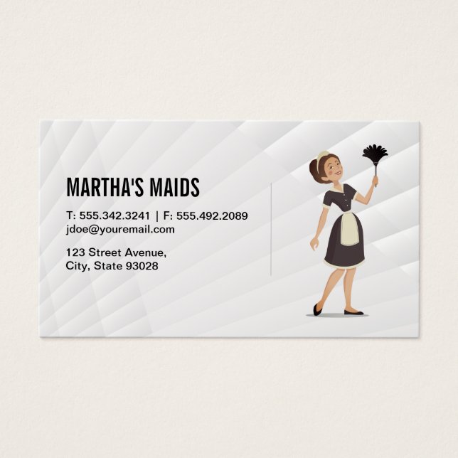 Maid Cleaner mit Duster (Vorderseite)