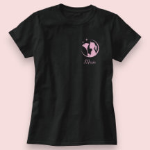 Maid Cleaning House Black Pink Sparkling Business