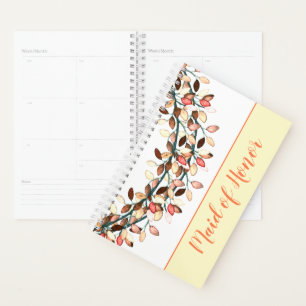 Maid of Honor Coral Nom de la branche de feuilles