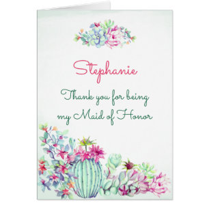 Maid of Honor Merci Cactus & Succuls