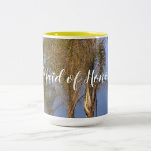 Maid of Honor Palm Trees Mariage Mugs