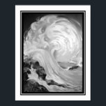 "Maid of the Mist" B&W 1937 Art Deco Print Poster<br><div class="desc">1937,  schwarz-weiß,  Art Deco,  Druck von Henry Clive "Maid of the Mist"</div>