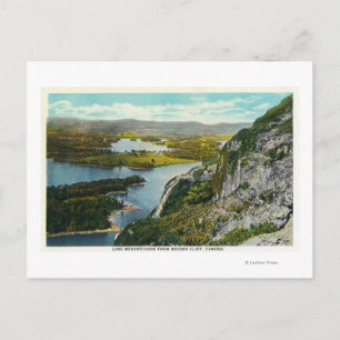 Maiden Cliff View of Lake Megunticook Postkarte