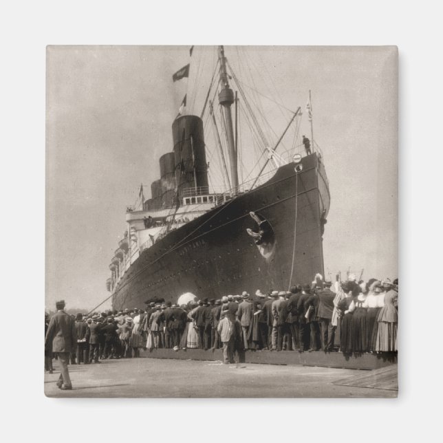 Maiden Voyage of RMS Lusitania 13 September 1907 Magnet (Vorne)