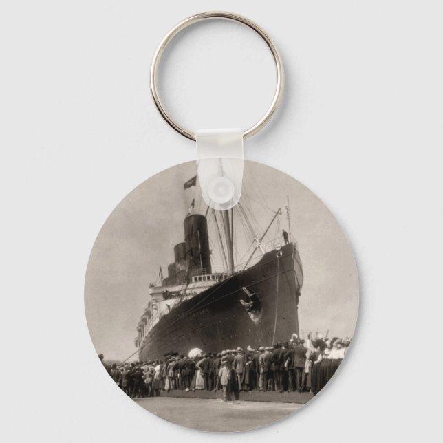 Maiden Voyage of RMS Lusitania, 13. September 1907 Schlüsselanhänger (Vorderseite)