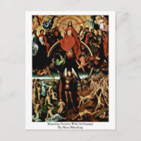 Maiestas Domini mit Erzengel von Hans Memling
