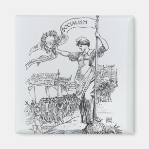 Maifeiertag, 1907 magnet