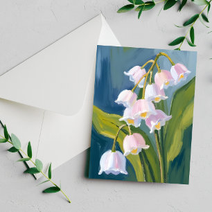 Maiglöckchen   Blumen Aquarellkarte