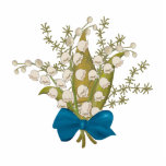 Maiglöckchen Fotoskulptur Ornament<br><div class="desc">Maiglöckchen - grafische Kunst</div>