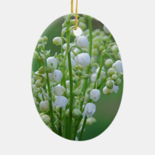 Maiglöckchen Keramik Ornament