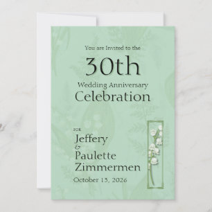 Maiglöckchen mit Farnen    Benutzerdefiniert in He Einladung