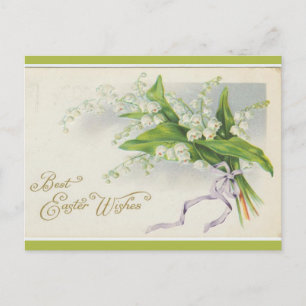 Maiglöckchen Vintage - Frohe Ostern Postkarte