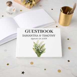 Maiglöckchen Weiße Blumige Hochzeitsblumen Gästebuch