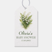 Maiglöckchen Weiße Florale Babyparty