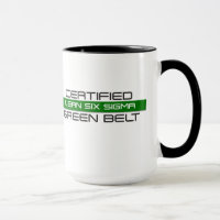 Maigre certifié six tasses de café de ceinture